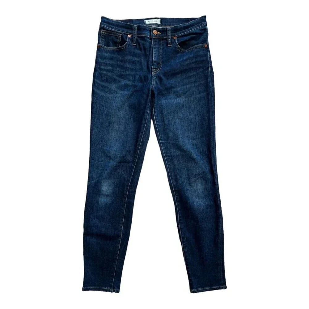 Madewell Medium Wash 9” High Riser Skinny Jeans 31